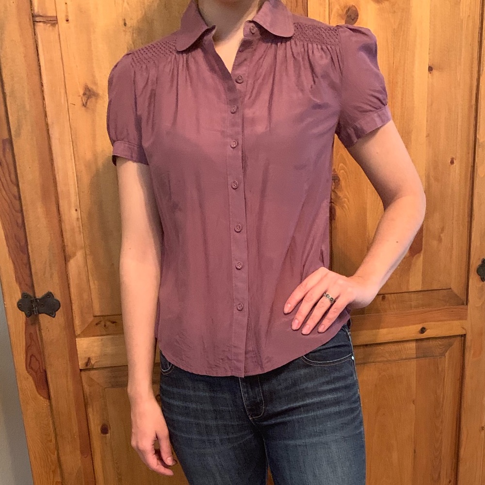 Banana republic button up top